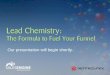 Lead Chemistry-- The Formula to Fuel Your Funnel