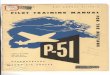 North American P-51 Mustang Pilot Training Manual