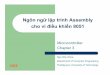Chap3 8051 microcontroller â€“ assembly