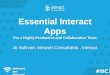 Interaction 2014 - Essential Interact Apps for a highly productive and collaborative team - Jo Sullivan