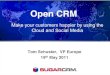 "Open CRM" - Tom Schuster