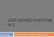 Lecture20 user definedfunctions.ppt