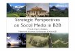 Share strategic perspectives on b2 b social media