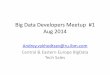 Big Data Developers Moscow Meetup 1  - sql on hadoop