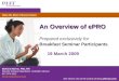 Overview of ePRO