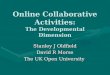 Online Collaborative Activities