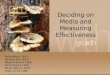 Deciding On Media And Measuring Effectiveness 1