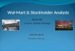Wal Mart & Stockholder Analysis 1