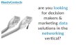 Networking Vertical Specific Marketing List & Data Solutions