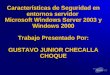 Microsoft Windows Server 2003 Y Windows 2000