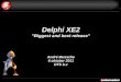 Delphi XE2, door André Mussche op de 4DotNet Developers Day