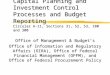 Capital Planning and Investment Control Processes and Budget 