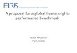 Introducing the Proposal of a "Global Human Rights Performance Benchmark"