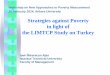 Levy Enstitüsü Zaman ve Tüketim Yoksulluğu ölçümü Türkiye değerlendirmesi ışığında yoksulluk ile ilgili stratejiler