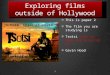 Tsotsi revision - Exploring Films Outside Hollywood - Paper 2 GCSE Film Studies Revision