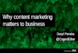 Social Business Content Marketing Overview
