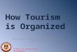 TSM 101 how tourism is organized