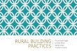 rural building practices case studies