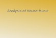 Analysis of house music updated