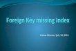 Oracle foreign key missing index - a single index can boost performance