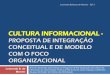 Cultura informacional - proposta de integração conceitual e de modelo com o foco organizacional