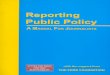Reporting Public Policy