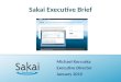 2010 January Sakai Foundation Executive Brief