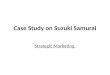 Case Study on Suzuki Samurai