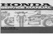 Honda cbr600 (1991   1994) service manual