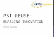 Public Sector Information Reuse: Enabling Innovation