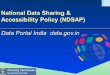 Planning Commission's Progress Report on National Data Sharing & Accessibility