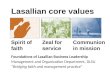 Lasallian Core Values