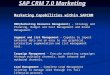 SAP CRM 7.0 Marketing