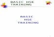 Basic Hse Training