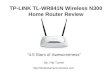 TP-LINK TL-WR841N Wireless N300 Home Router Review