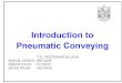 Pneumatic conveying system an introduction