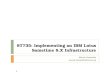 ST_735 Administering IBM Lotus Sametime 8