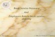Banking Service Recovery and Role of bank employees