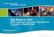 On the Road to CFO - Presentation at CMA Leadership Conference, May 2012