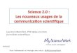 Science 2.0 - La science en réseau