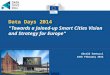 Towards a Joined-up Smart Cities Vision and Strategy for Europe - Data Days