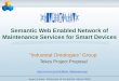 Semantic Web Enabled Network of Maintenance Services for 