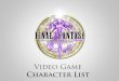 Miss Engineering 2010 Video Game Characters List