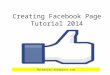 Creating facebook page tutorial 2014