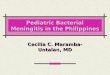 Pediatric Bacterial Meningitis in Philippines