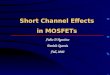 Short Channel Effects
