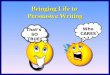 Persuasive essay sample