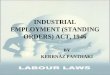Industrial Employment (Standing Orders) Act, 1946