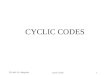 6 Cyclic Codes