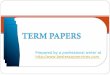 How to writer a Term papers-term paper writing